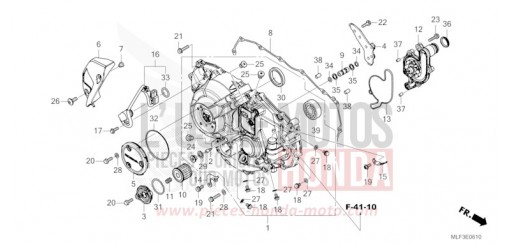 KURBELGEHAEUSEABDECKUNG (NT1100D) NT1100DR de 2024